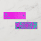 Carte De Visite Mini Peu d'homme de guitare - maigre (Devant / Derrière)