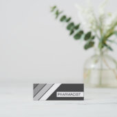 Carte De Visite Mini PHARMACISTE rétro (Debout devant)