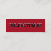 Carte De Visite Mini Phlebotomiste (Devant)