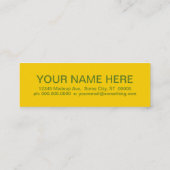 Carte De Visite Mini PHO rétro (Dos)