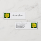 Carte De Visite Mini Photo carré - Beurre (Devant / Derrière)