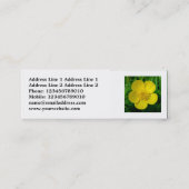 Carte De Visite Mini Photo carré - Beurre (Dos)