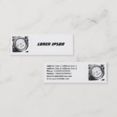 Carte De Visite Mini Photo carré - Motorcycle Speedometer (Devant / Derrière)