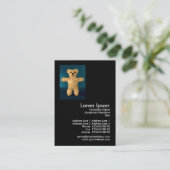Carte De Visite Mini photo de Teddy Bear (Debout devant)