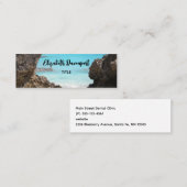 Carte De Visite Mini Photo de Tropical Island Coast & Sea (Devant / Derrière)