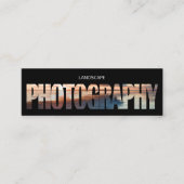 Carte De Visite Mini Photographe panoramique du paysage (Devant)