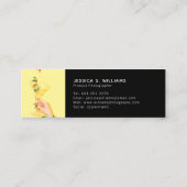 Carte De Visite Mini Photographie moderne photographe cool photo collag (Dos)