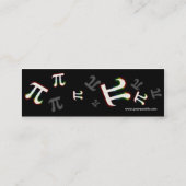 Carte De Visite Mini Pi - Scientifique (Dos)