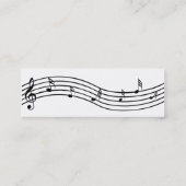 Carte De Visite Mini Piano (Dos)