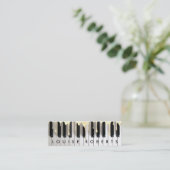 Carte De Visite Mini piano maigre (Debout devant)