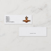 Carte De Visite Mini Pièce en t Mudhead (Devant / Derrière)