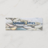 Carte De Visite Mini Pierres de plage (Dos)