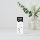 Carte De Visite Mini Pilates Instructeur Quatre Pilates Pots (Debout devant)