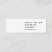 Carte De Visite Mini Pilote (Dos)