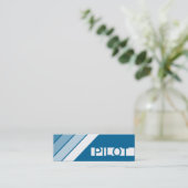 Carte De Visite Mini PILOTE rétro (Debout devant)