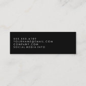 Carte De Visite Mini Pince à cheveux (Dos)