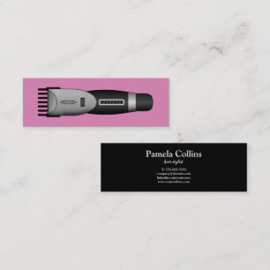Carte De Visite Mini Pince à cheveux minimaliste Barre Liste des ch