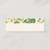 Carte De Visite Mini PixDezines Aquarelle Botanique, Elderflower+Ferns (Dos)