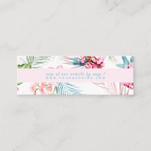 Carte De Visite Mini PixDezines Orchid Isle Watercolor web RSVP