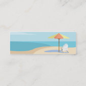 Carte De Visite Mini Plage - maigre (Dos)