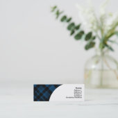 Carte De Visite Mini plaid (Debout devant)