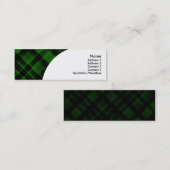 Carte De Visite Mini plaid (Devant / Derrière)