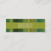 Carte De Visite Mini Plaisir de jaune de vert de chaux - (Dos)