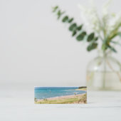 Carte De Visite Mini Planche à voile sur le lac Michigan (Debout devant)