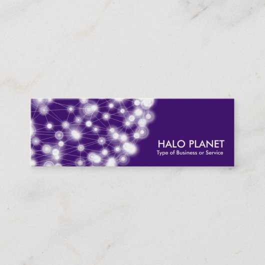 Carte De Visite Mini Planète de halo - Deep Purple (Devant)