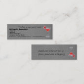 Carte De Visite Mini Planificateur professionnel de partie sur (Devant / Derrière)