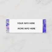 Carte De Visite Mini Plateau de peinture Instagram (Dos)