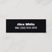 Carte De Visite Mini ⚡ plombier et électricien Premium (Dos)