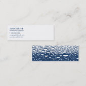 Carte De Visite Mini Plombier professionnel moderne (Devant / Derrière)