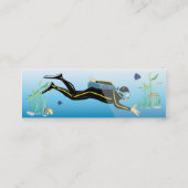 Carte De Visite Mini Plongeur - maigre (Dos)