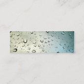 Carte De Visite Mini Pluie Sur Ma Fenêtre (Dos)