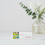 Carte De Visite Mini Points géniaux (Debout devant)