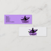 Carte De Visite Mini Pom-pom girl (Devant / Derrière)