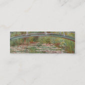 Carte De Visite Mini Pont français de Monet Giverney (Dos)