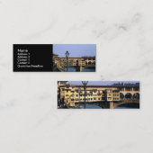 Carte De Visite Mini Ponte Vecchio | (Devant / Derrière)
