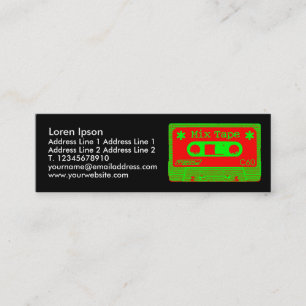 Carte De Visite Mini Pop de bande IV