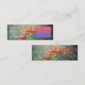Carte De Visite Mini Poppies | (Devant / Derrière)