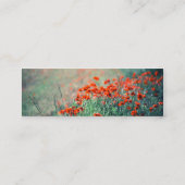 Carte De Visite Mini Poppies | (Dos)