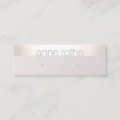 Carte De Visite Mini Porte-oreille Élégant (Devant)