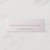 Carte De Visite Mini Porte-oreille Élégant (Dos)