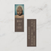Carte De Visite Mini Portrait de Bouddha (Devant / Derrière)