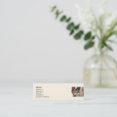 Carte De Visite Mini Portrait de pic (Debout devant)