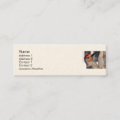 Carte De Visite Mini Portrait de pic (Devant)