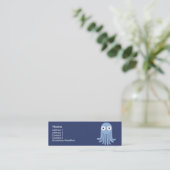 Carte De Visite Mini Poulpe - maigre (Debout devant)