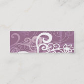 Carte De Visite Mini Pourpre (Dos)