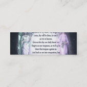 Carte De Visite Mini Prayer de seigneur (Dos)